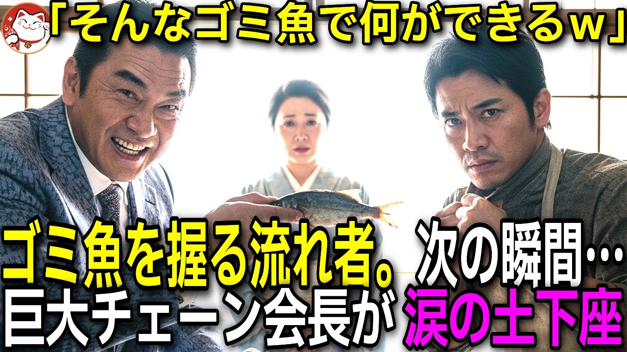 廃業寸前でお客ゼロの恩師の旅館に来た俺。流れ者の料理人の俺が女将に手を貸した結果、伝説の弟子として店を救世することに…【感動する話】【朗読】