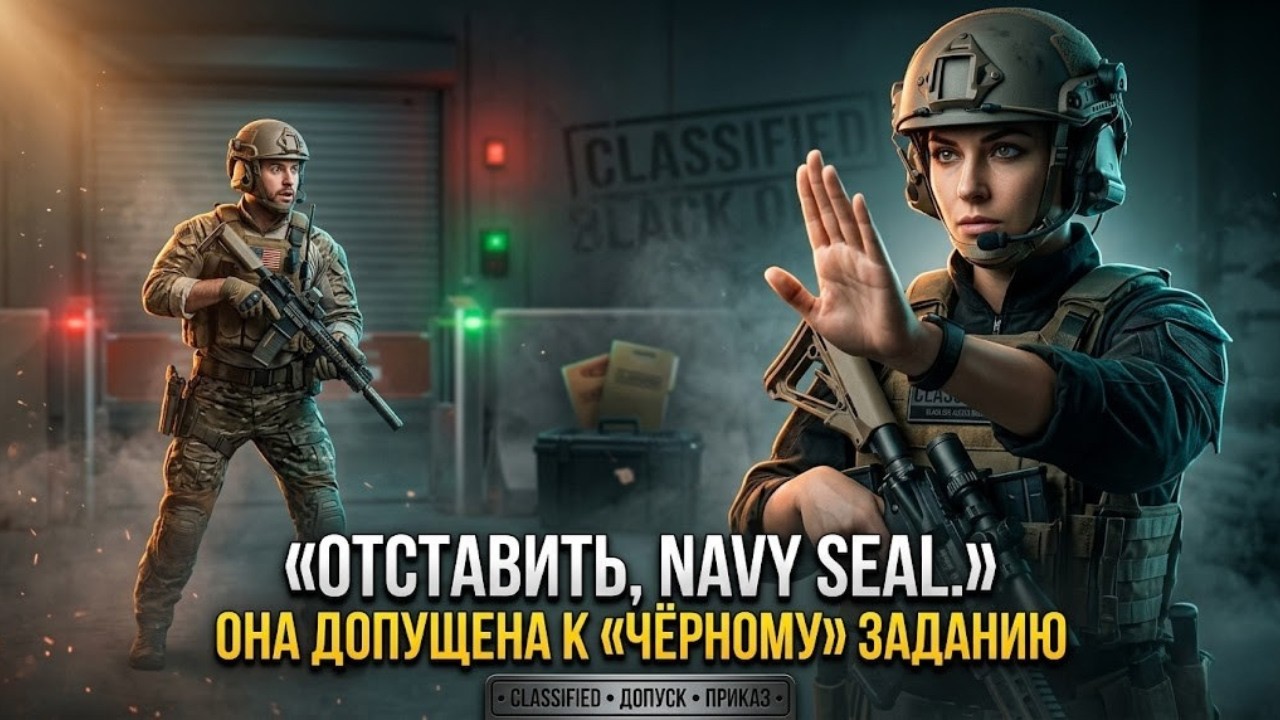 «Отступи, морской котик». — Они не знали, что она была допущена к секретной миссии.