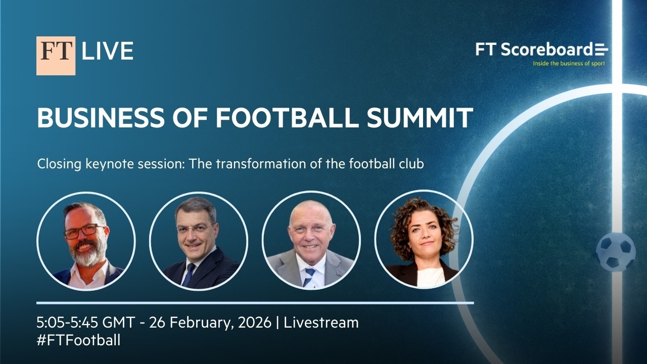 Closing Keynote: The transformation of the football club | #FTFootball