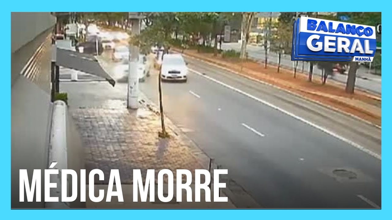 Médica morre após ser atropelada por motorista que teve mal súbito em SP