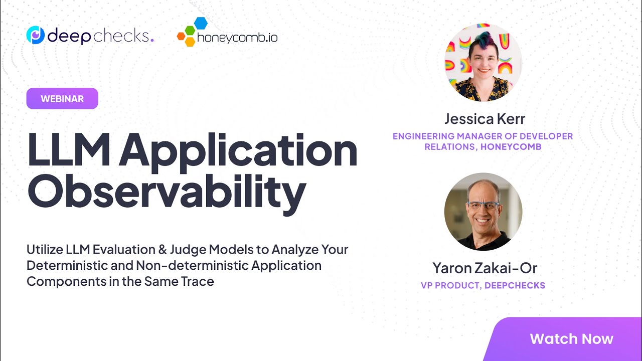 LLM Application Observability | Deepchecks Evaluation