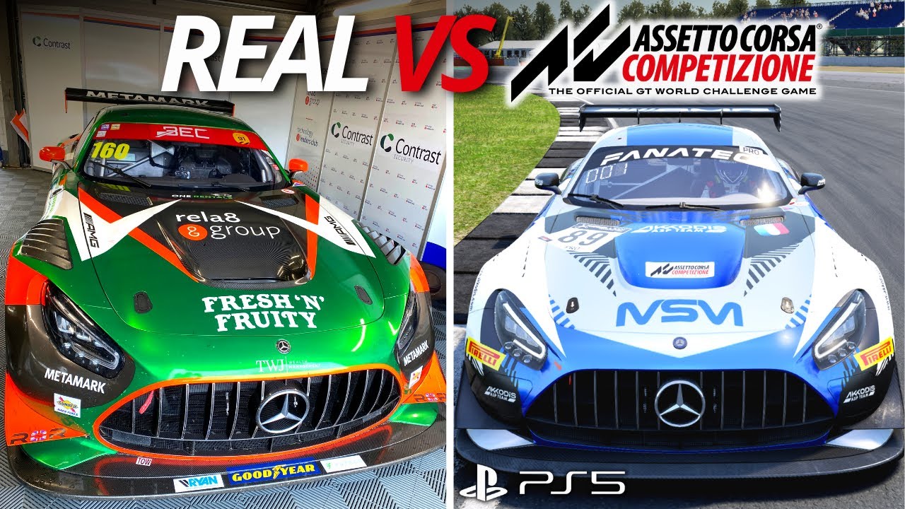 ACC (PS5) vs Real Life: Onboard Comparison | Mercedes AMG GT3