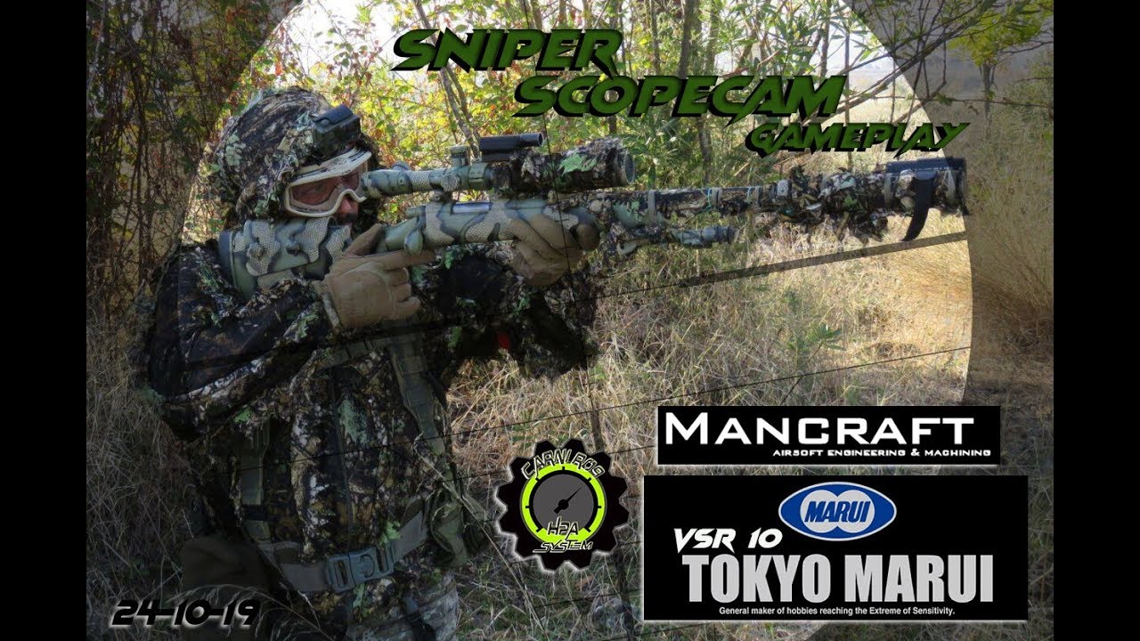 VSR TM + SDIK MANCRAFT - SNIPER SCOPECAM GAMEPLAY - 24/11/2019