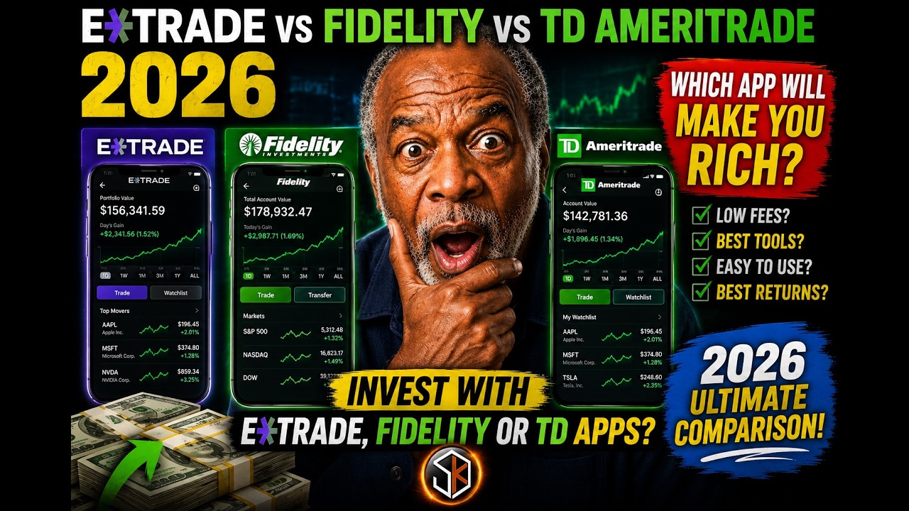 E*Trade v Fidelity v TD Ameritrade 2026: What I Learned Using All 3, How It Helps YOU Invest Smarter