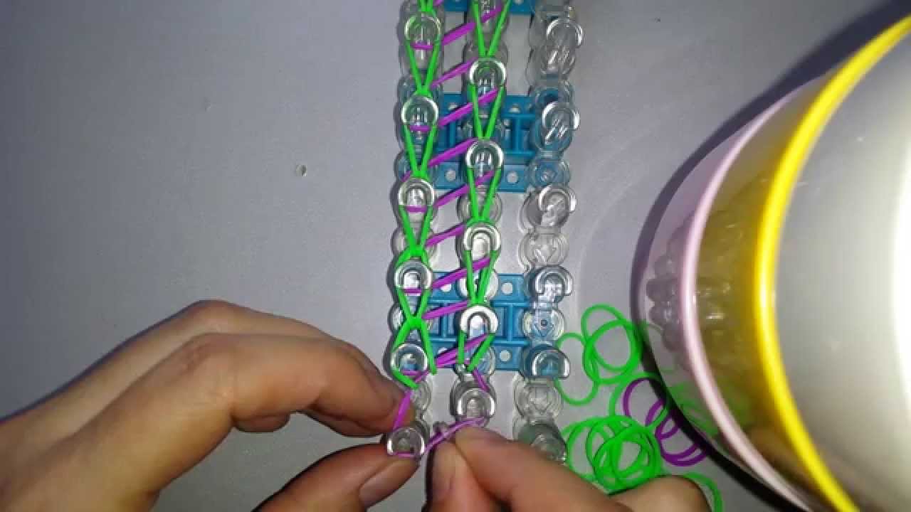 Loom armband met 2 rijen!
