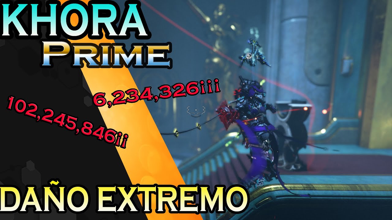 Warframe Khora Prime BUILD DEFINITIVA | CONTROL Y DAÑO INIGUALABLE