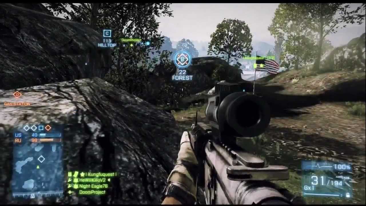 My Luckiest clips from BF3 (Xbox) - motherboards.org Contest