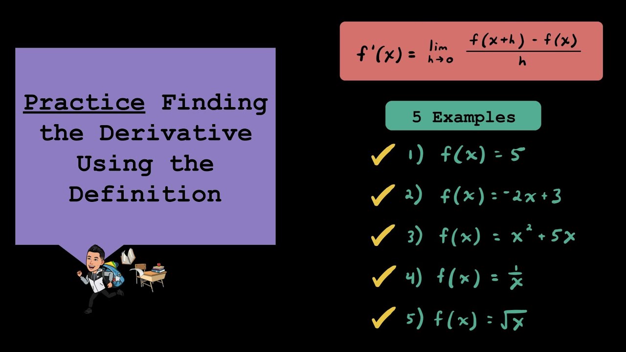 Definition of the Derivative Practice