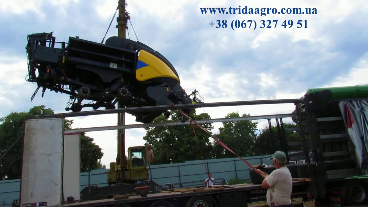 Разгрузка пресс-подборщика New Holland Bigbaler 1290