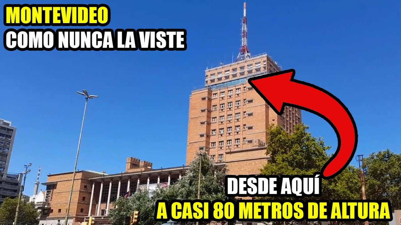 MIRADOR PANOR&Aacute;MICO de la INTENDENCIA DE MONTEVIDEO, observa la ciudad a casi 80 METROS de ALTURA