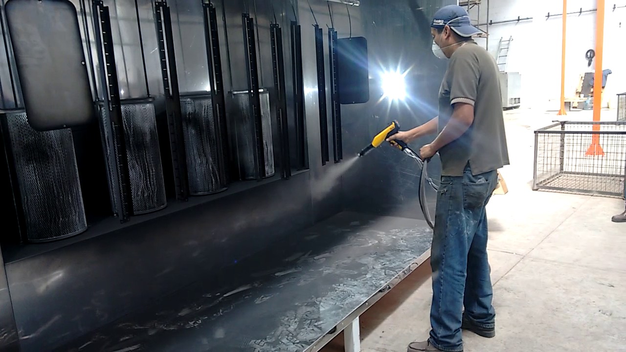 CABINA  DE PINTURA EN POLVO, CON SOLO 4 FILTROS EXCELENTE EXTRACCIÓN   Tel. 5538394889