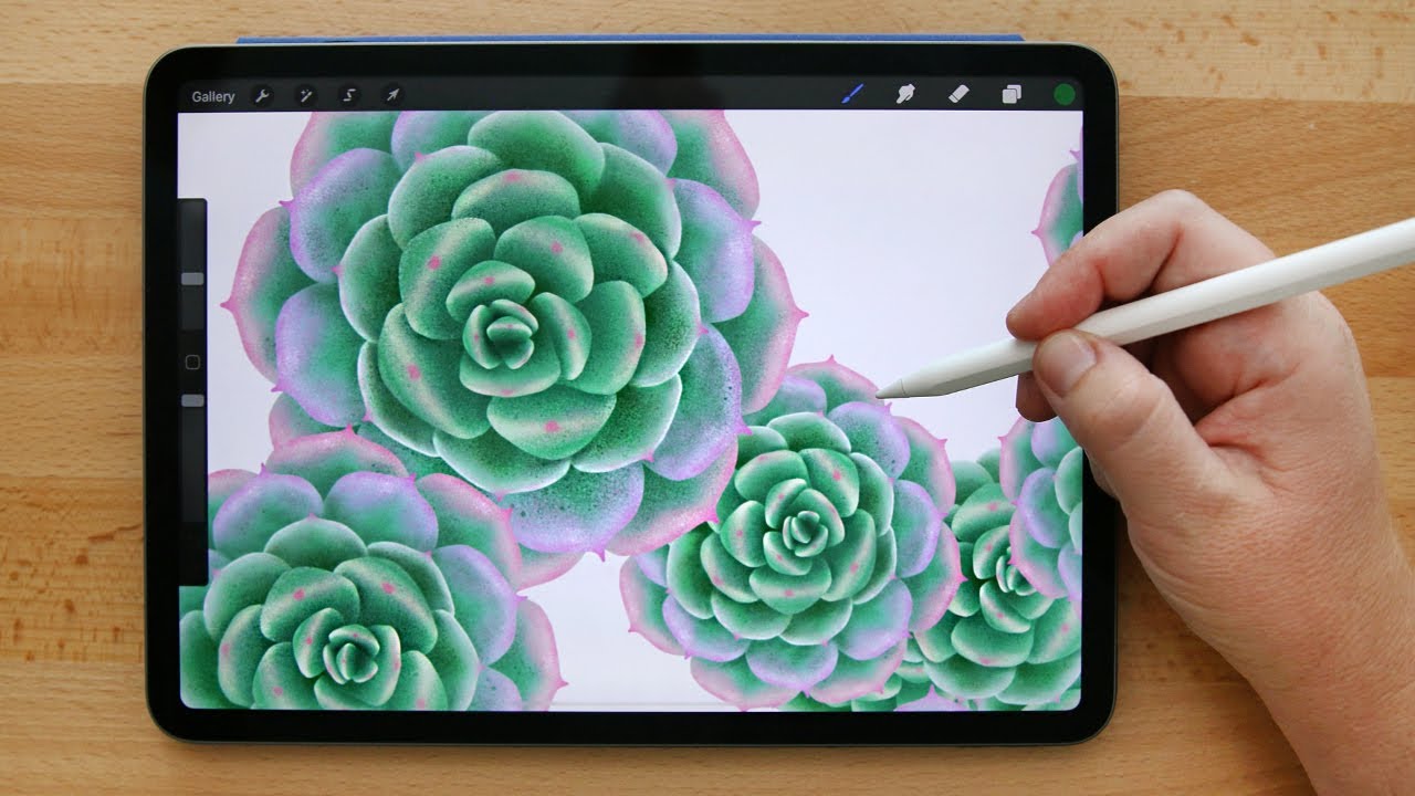How I draw with Procreate 🌵✍️