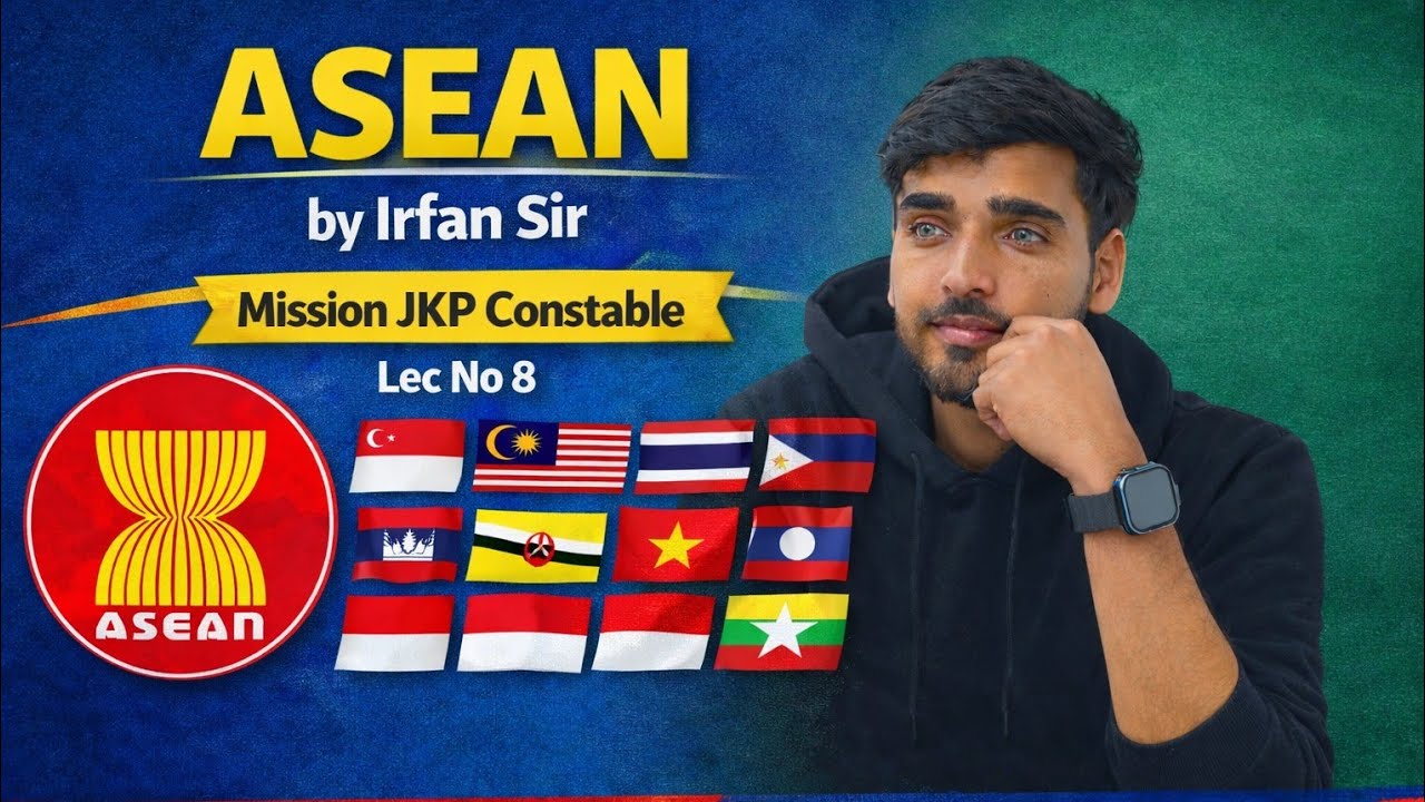 Lec No :8  JKP Constable Exam // ASEAN   Association ofSoutheast Asian Nations Terget 🎯 100/100