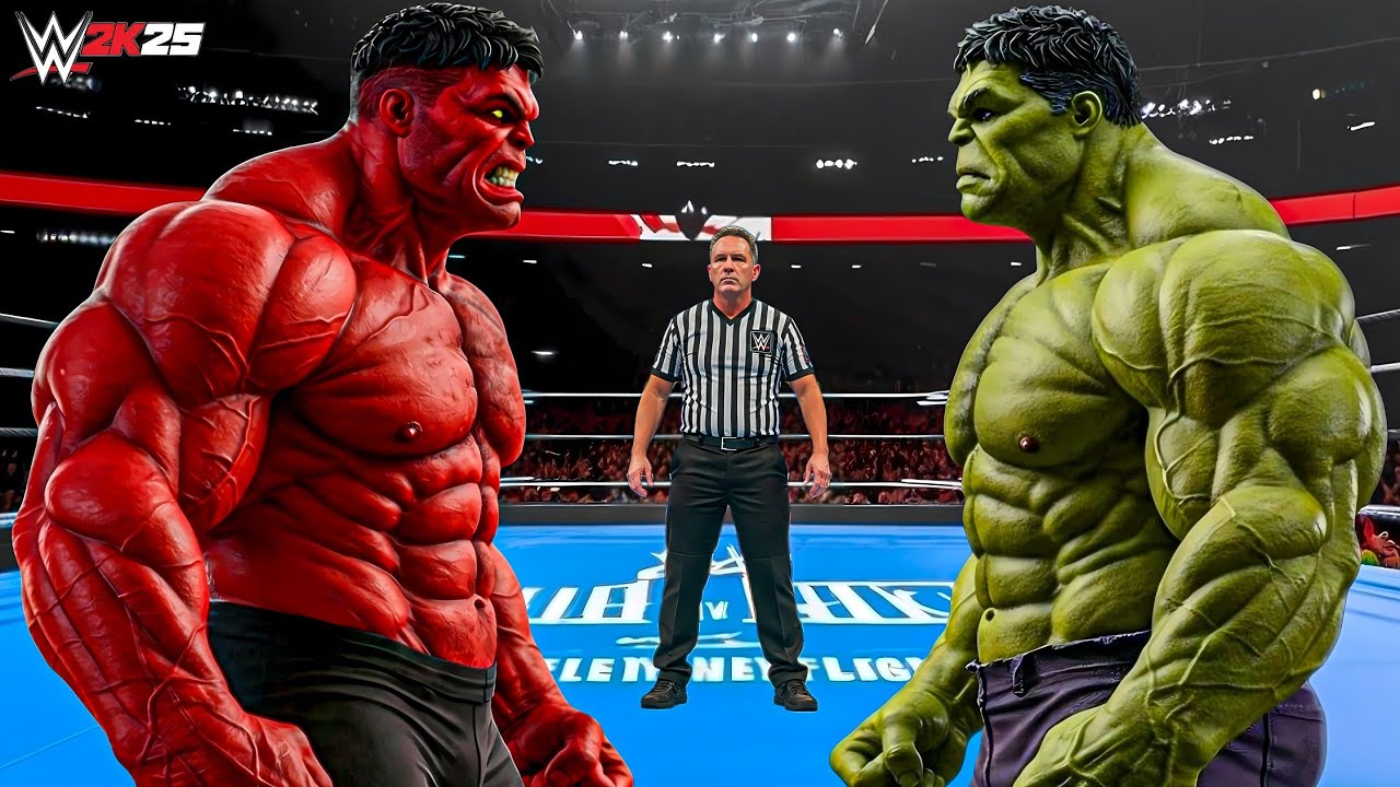 RED HULK VS HULK - EPIC BATTLE | PS5 Gameplay 