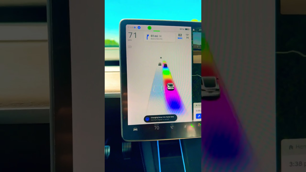 WOW! Tesla’s Auto Lane Change 