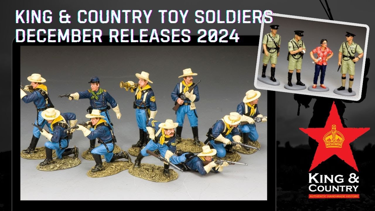 King & Country Toy Soldiers December's Releases - 2024