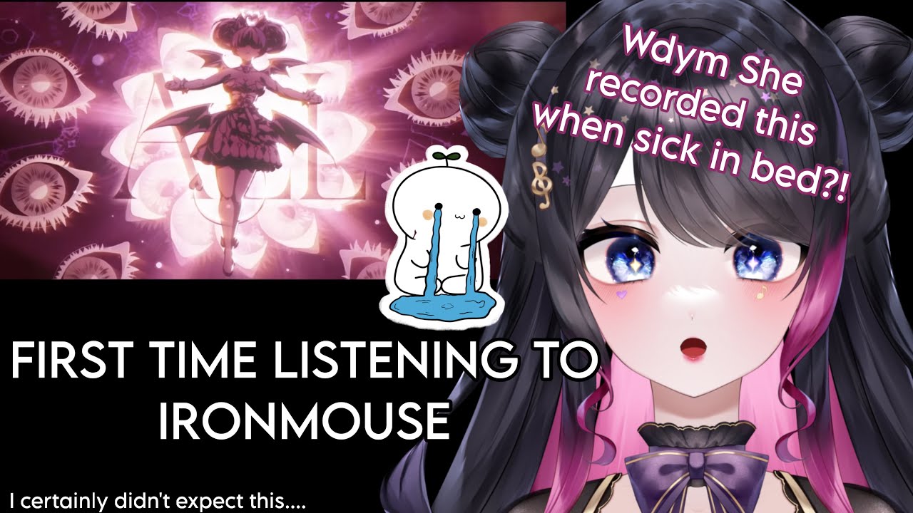 VSINGER REACTS TO IRONMOUSE SINGING FOR THE FIRST TIME 😱(+ MOUSEY CHARITY REACTION)