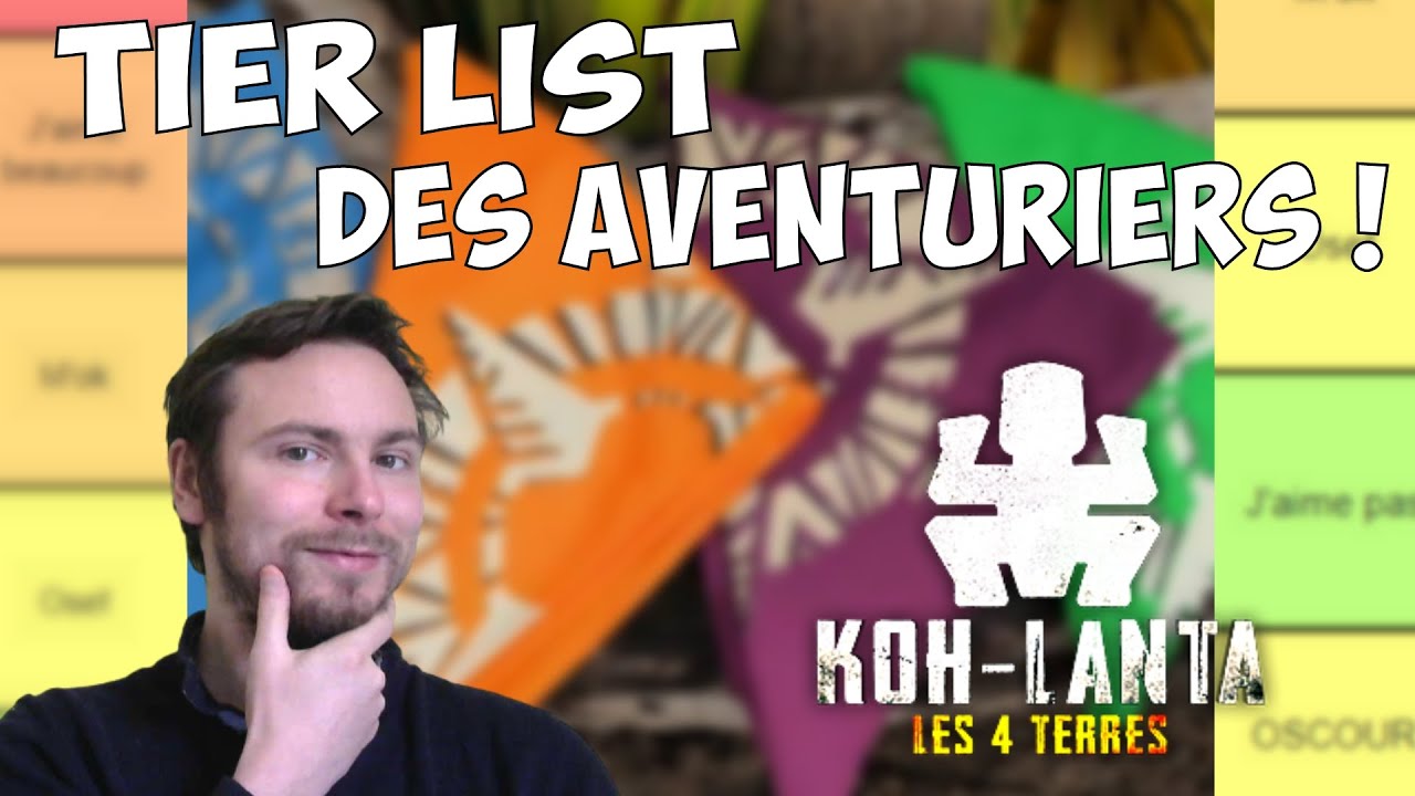 KOH LANTA THE 4 LANDS: MY ADVENTURERS' TIER LIST!