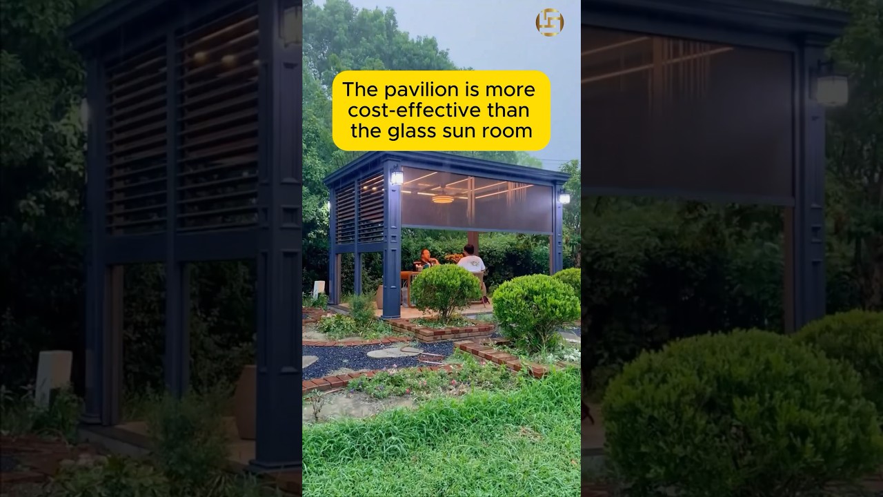 Pavilion is more Better than Glass house#pavilion #glasshouse