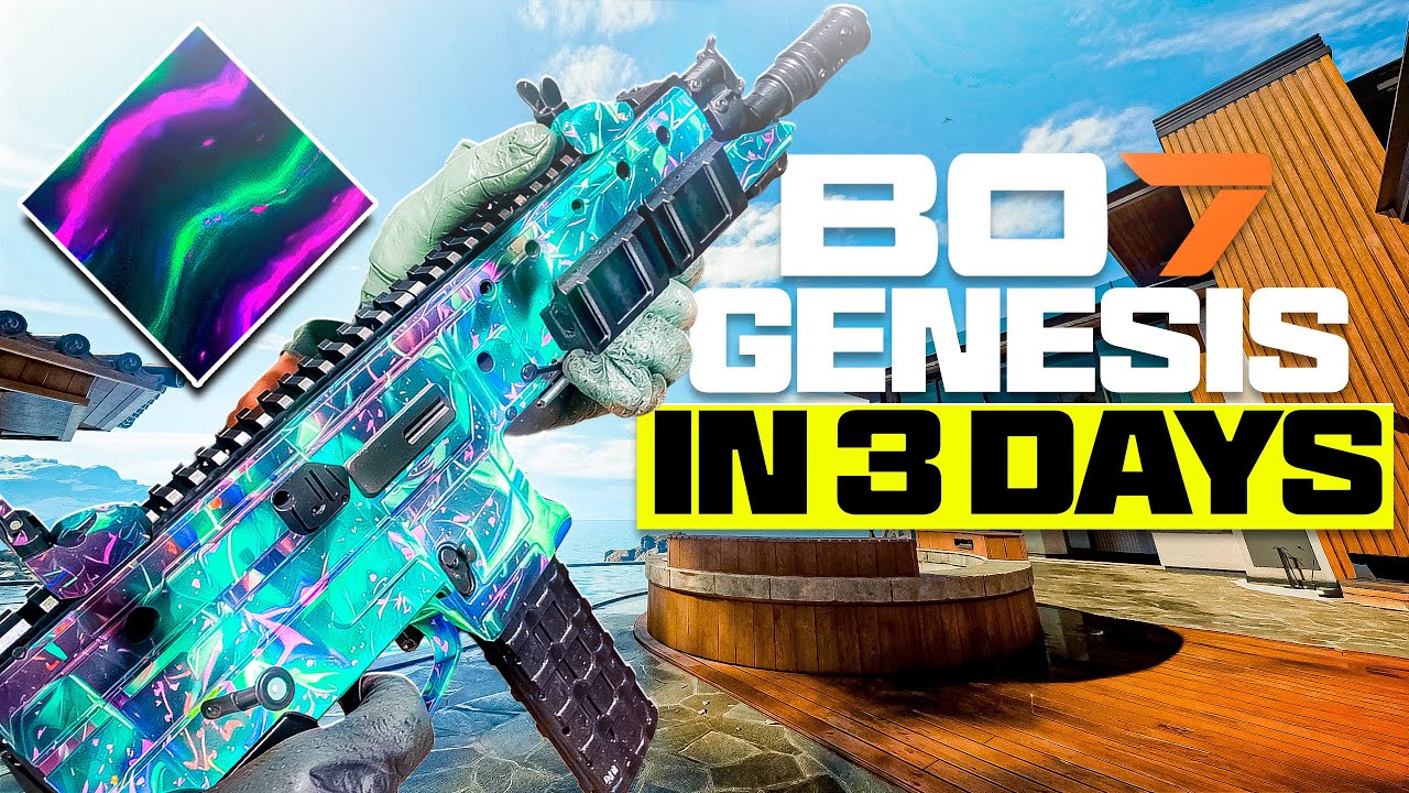 РАЗБЛОКИРУЙТЕ КАМУФЛЯЖ GENESIS за 3 ДНЯ! (Камуфляж EndGame Black Ops 7)