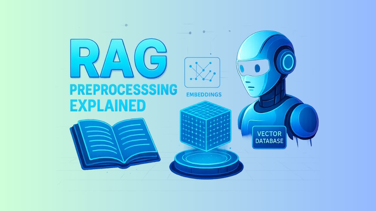 RAG Preprocessing Explained | Chunking, Embeddings & Vector Databases (Step-by-Step)