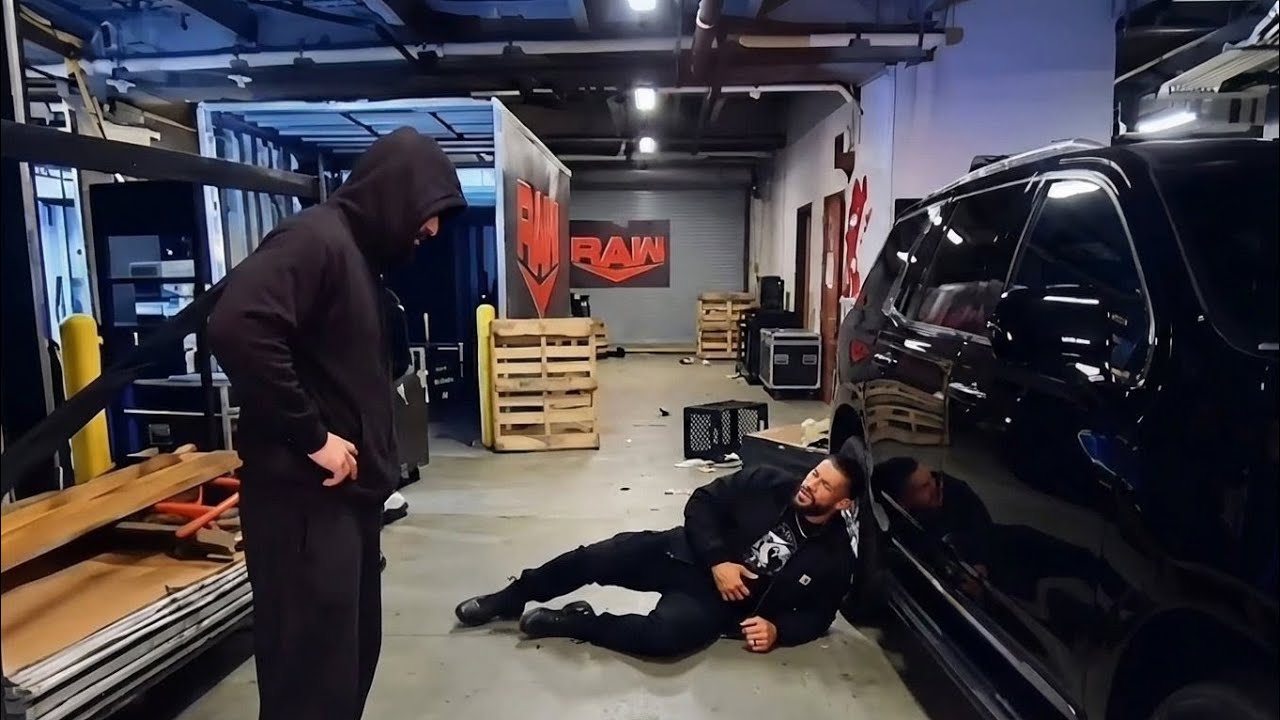ROMAN REIGNS WIPED OUT! Mystery Man Goes All Out to Destroy The Bloodline Backstage! 