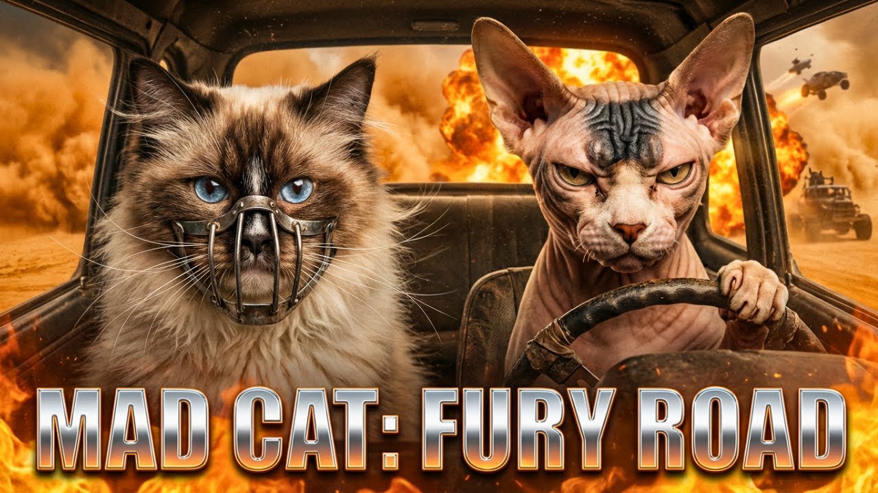 MAD CAT: FURY ROAD | 2026 AI Action Movie | Sci-Fi | Survival
