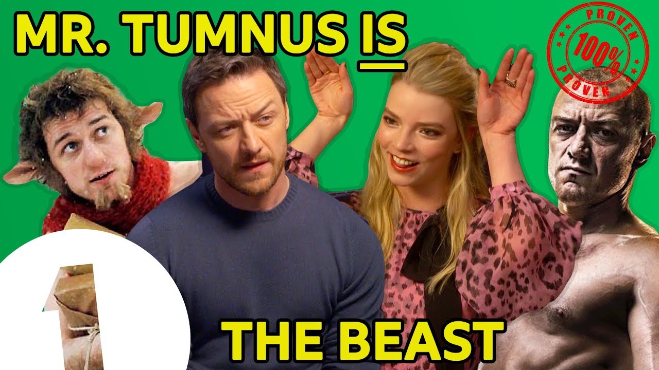 Mr. Tumnus is The Beast?! James McAvoy & Anya Taylor-Joy on Glass's 