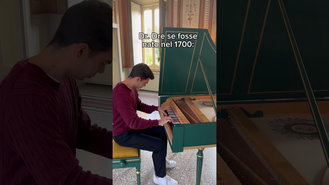 e Eminem confuso&hellip; 💎🎶 #clavicembalo#classica#pianista#pianoforte#drdre#eminem#strumento