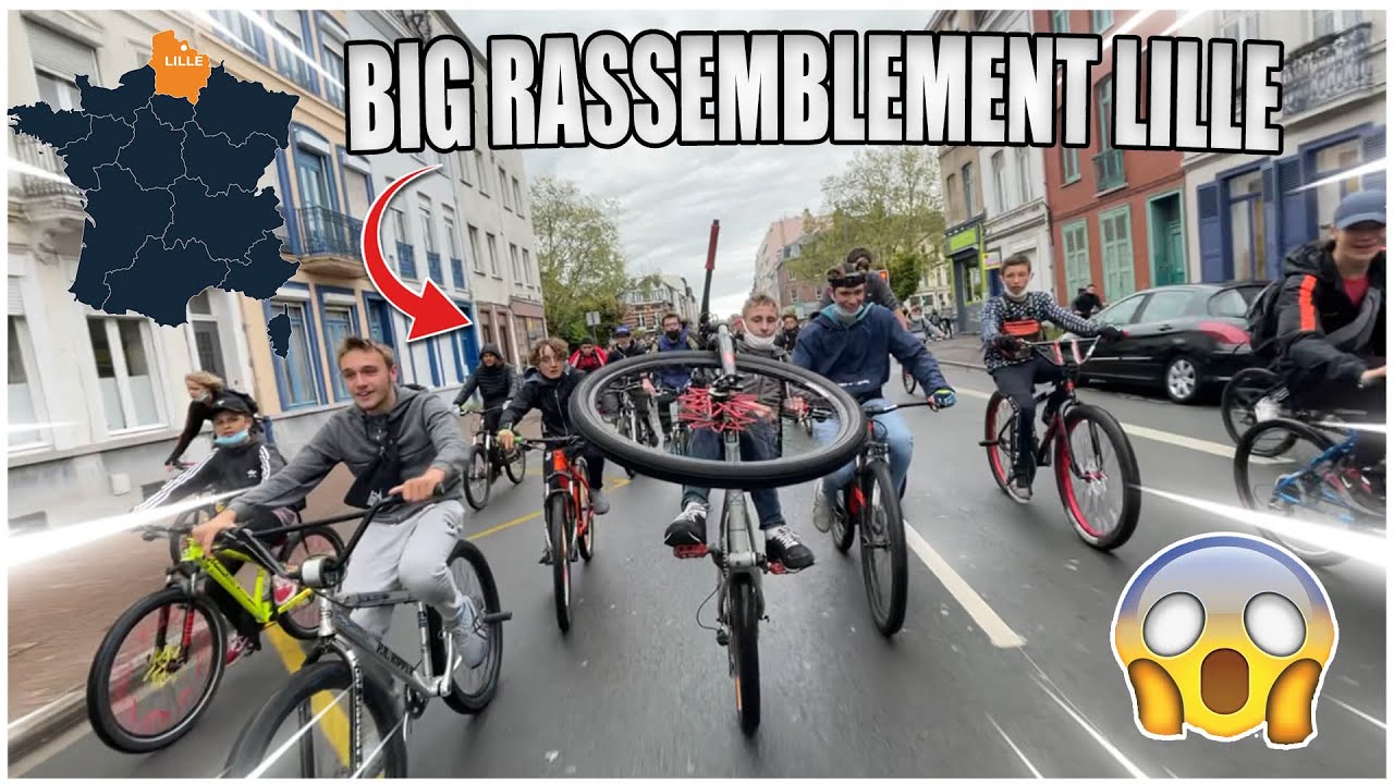 RASSEMBLEMENT BIKELIFE LILLE ! +200 personnes 😱