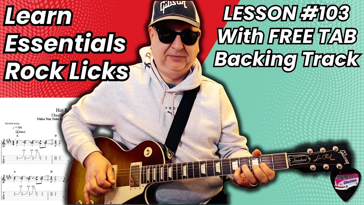 Hot Rock Solo - Learn Essentials rock licks- Lesson with Free Tab in the next video