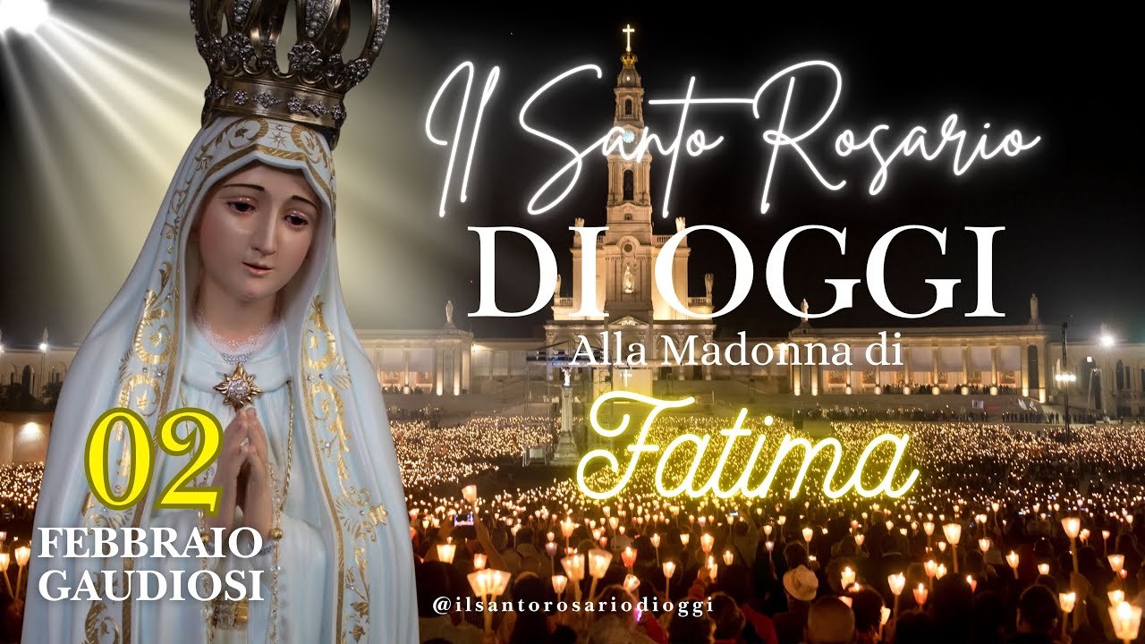 🌟Rosario Potentissimo da Fatima –02 Febbraio 2026 |dal Santuario con Maria
