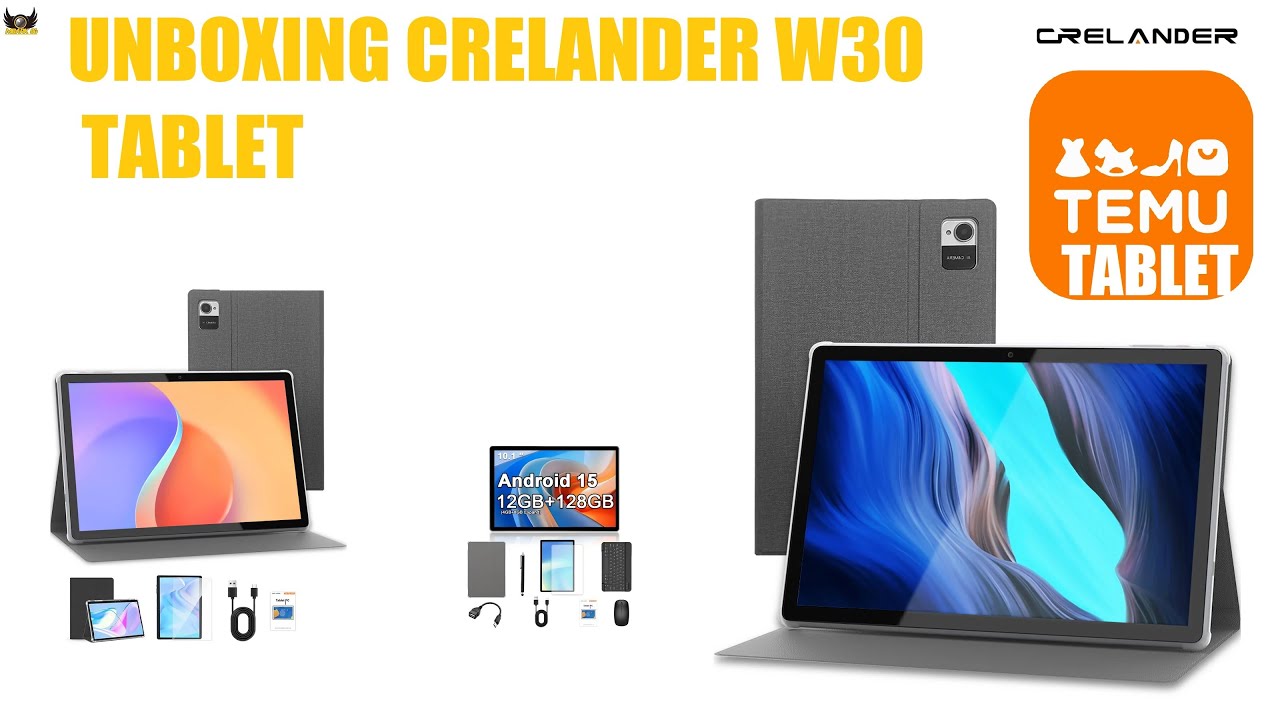 UNBOXING CRELANDER W30 TABLET