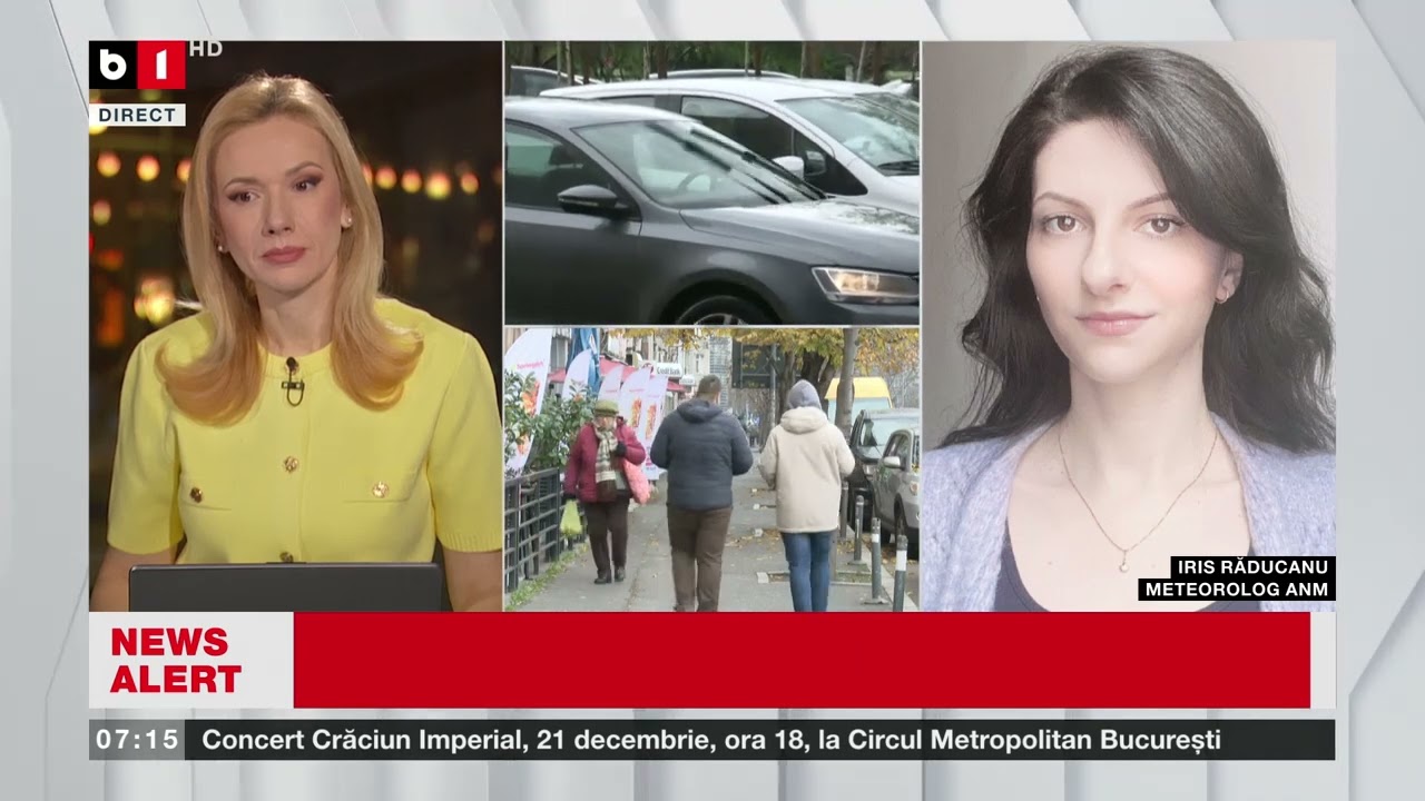 ANM: VREMEA SE SCHIMBĂ &Icirc;NAINTE DE CRĂCIUN_Știri B1TV_20 dec. 2025