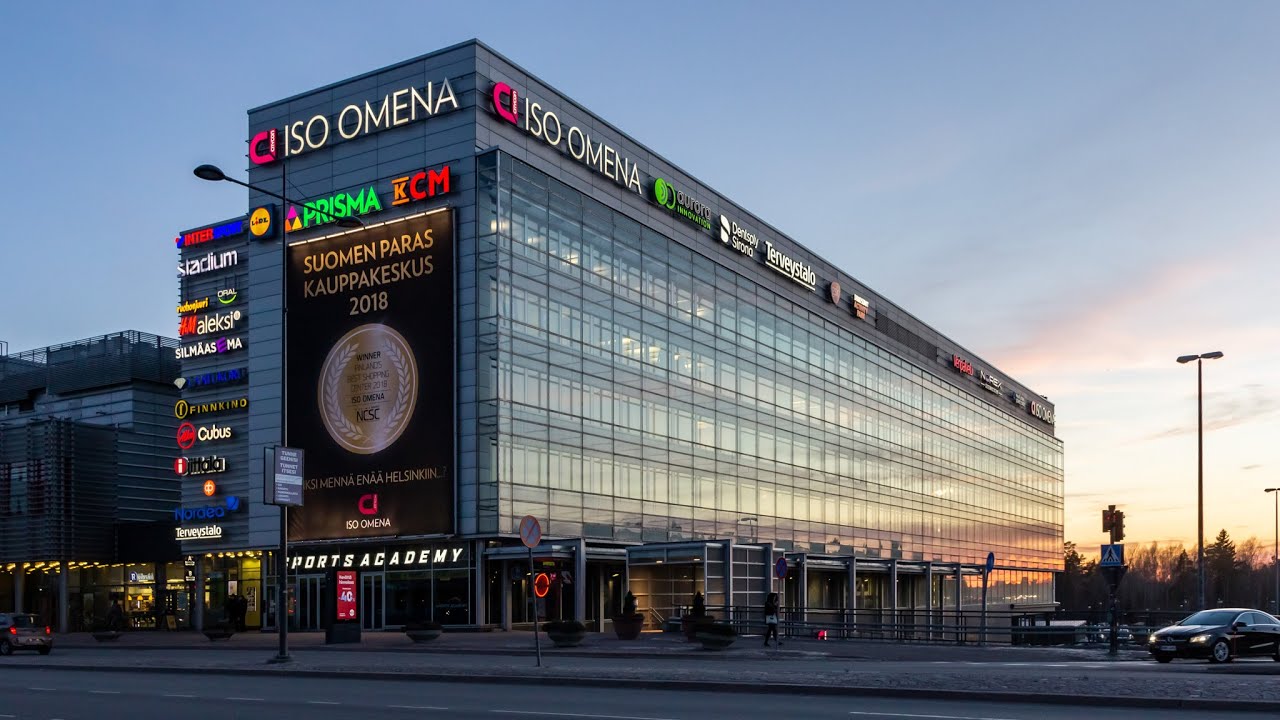 Iso Omena the biggest Shopping Mall in Finland
