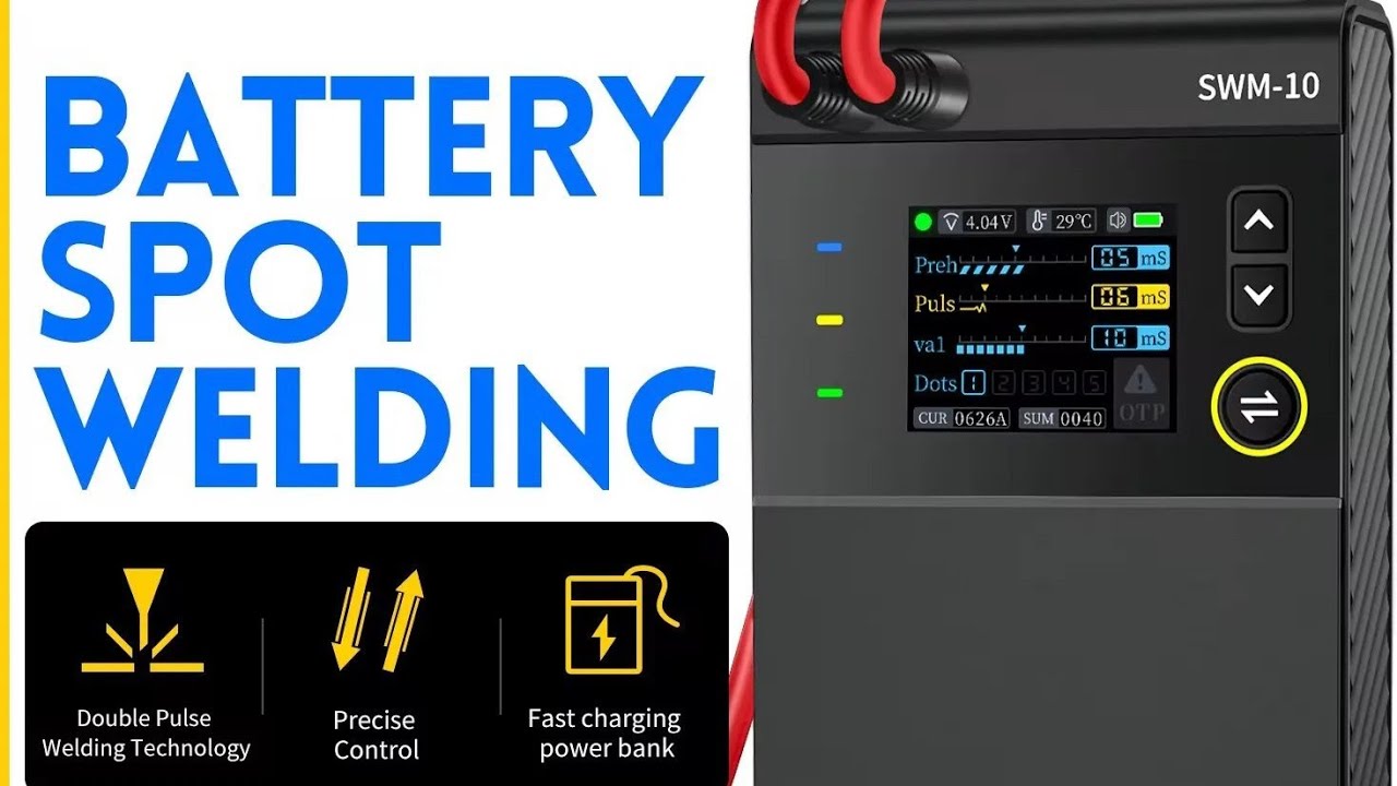 MINI SOLDADOR DE PUNTOS FNIRSI SWM-10. #lipobattery 