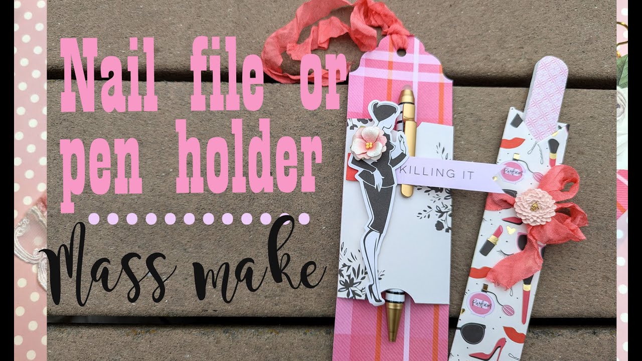 nail file holder/pen holder/mass make for markets