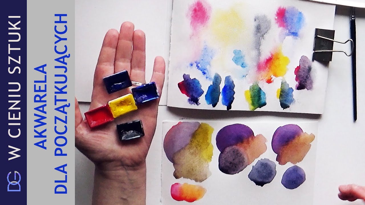 🎨CO KUPIĆ? JAK MIESZAĆ FARBY? 🎨#Akwarela dla początkujących 🎨