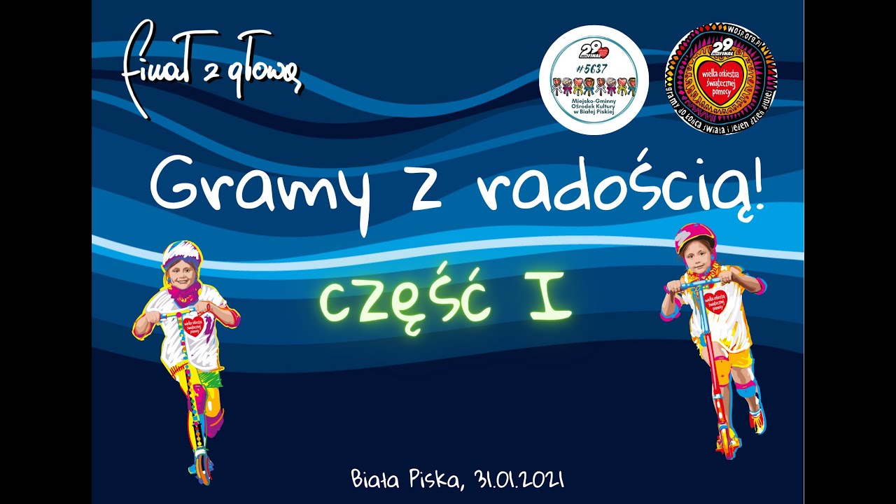 Gramy z radością - część 1   WOŚP Biała Piska