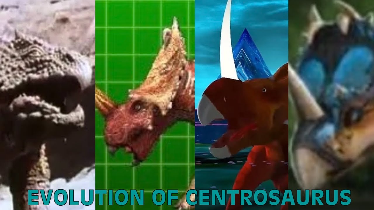 Evolution Of Centrosaurus In Movies, TV Shows, Documentaries, Games, & Paleo Media