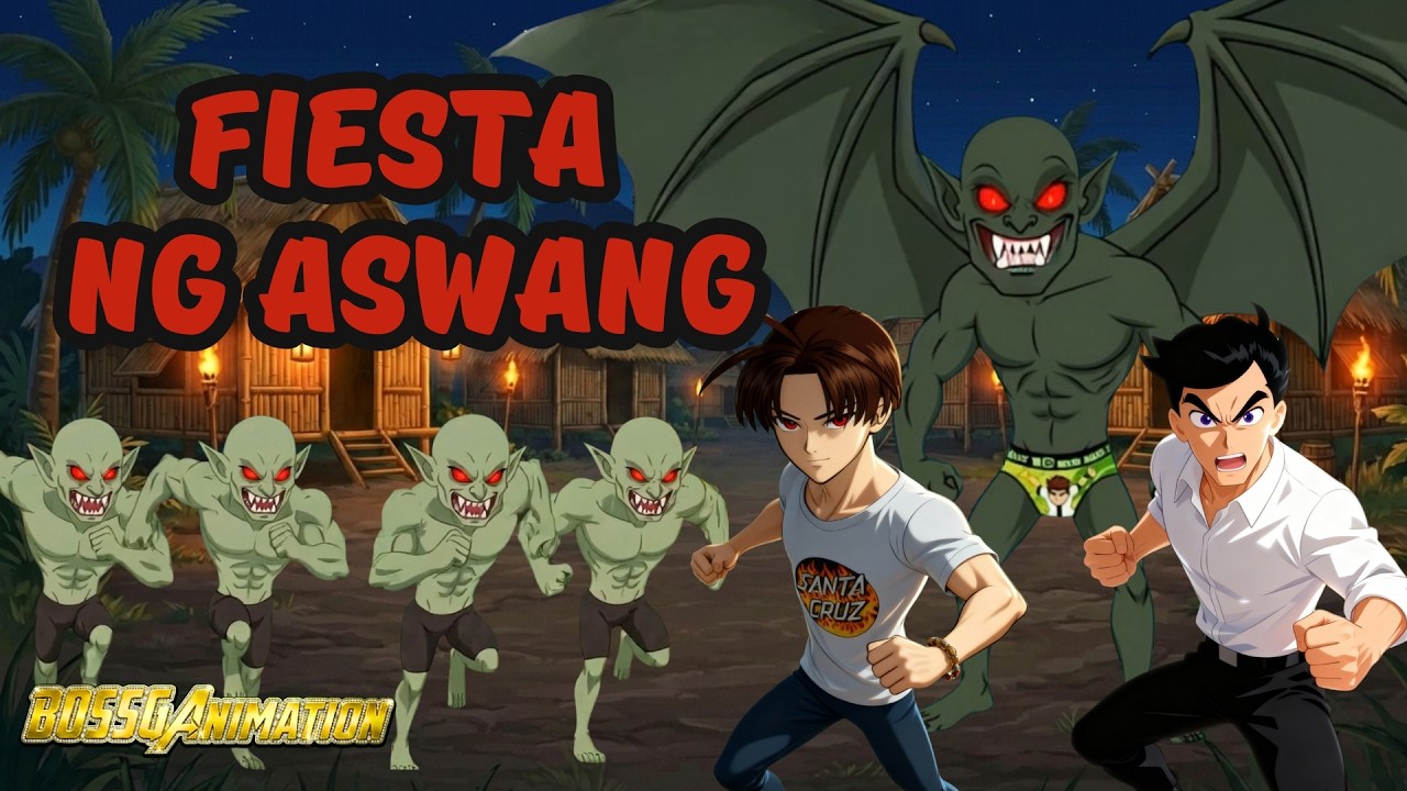FIESTA NG ASWANG | ASWANG FIGHTERS kontra ASWANG | PINOY ANIMATION | BOSSG