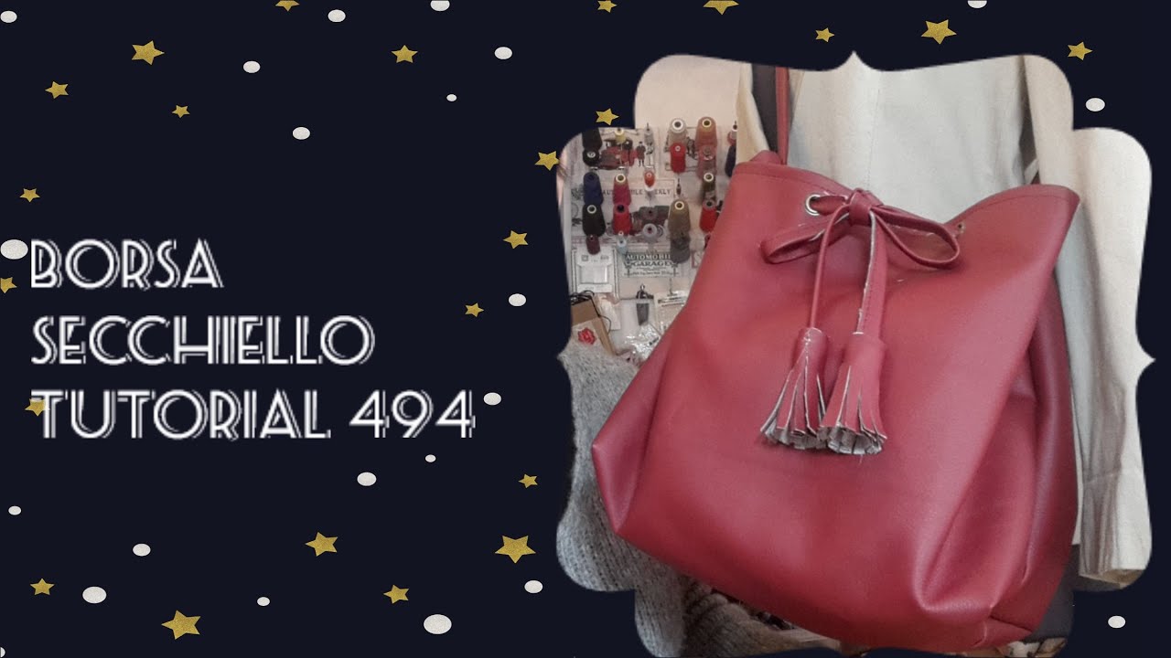 borsa a secchiello Tutorial 494 cucito creativo  sweetsusi