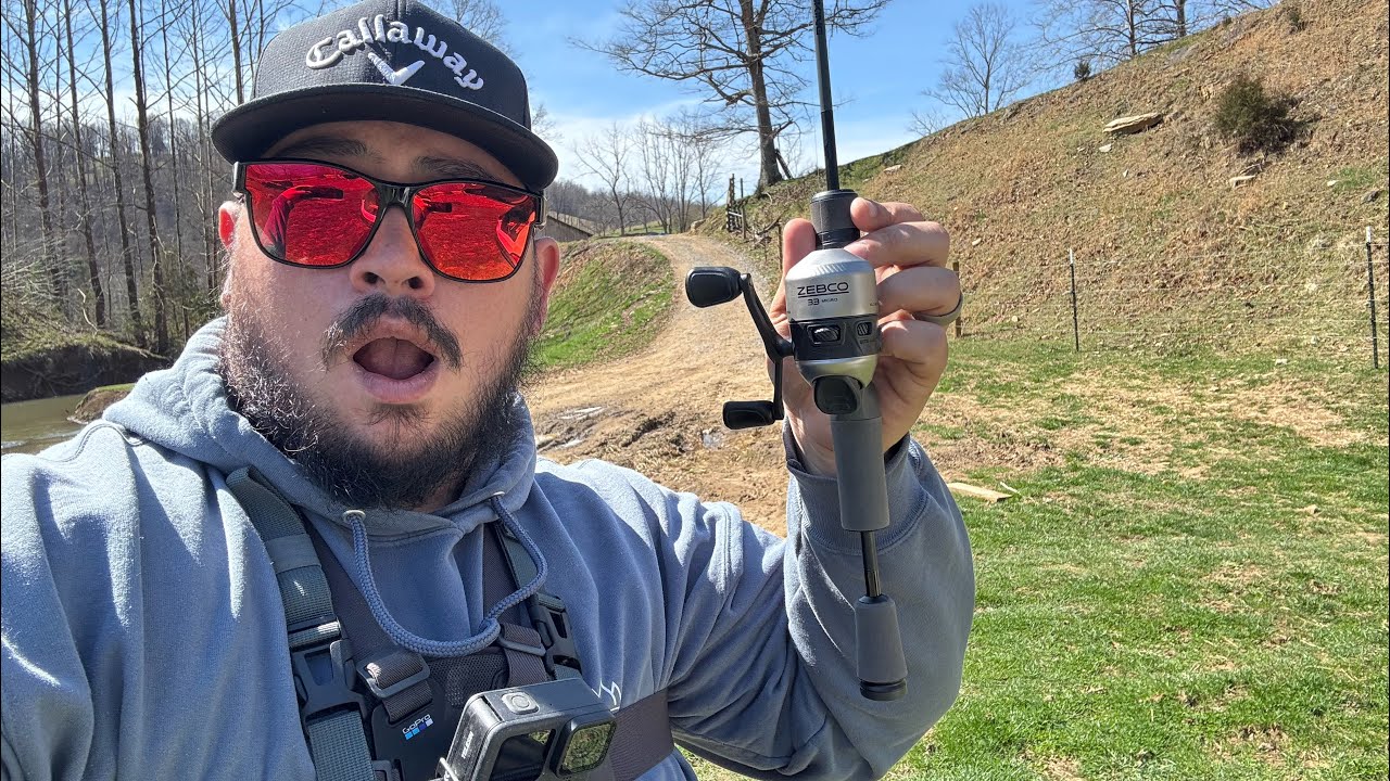 Zebco 33 vs a trophy trout stream!!! (Hawkins mill trophy trout fishing) 🎣🎣