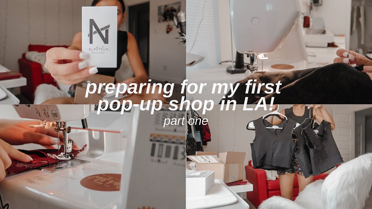 Preparing For My First Pop-Up Shop in LA! (Part 1) | VLOG