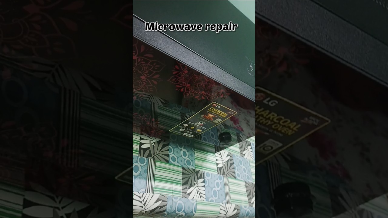 Microwave Big problem Simple solution 💯#microwave #repairing #microwaverepair