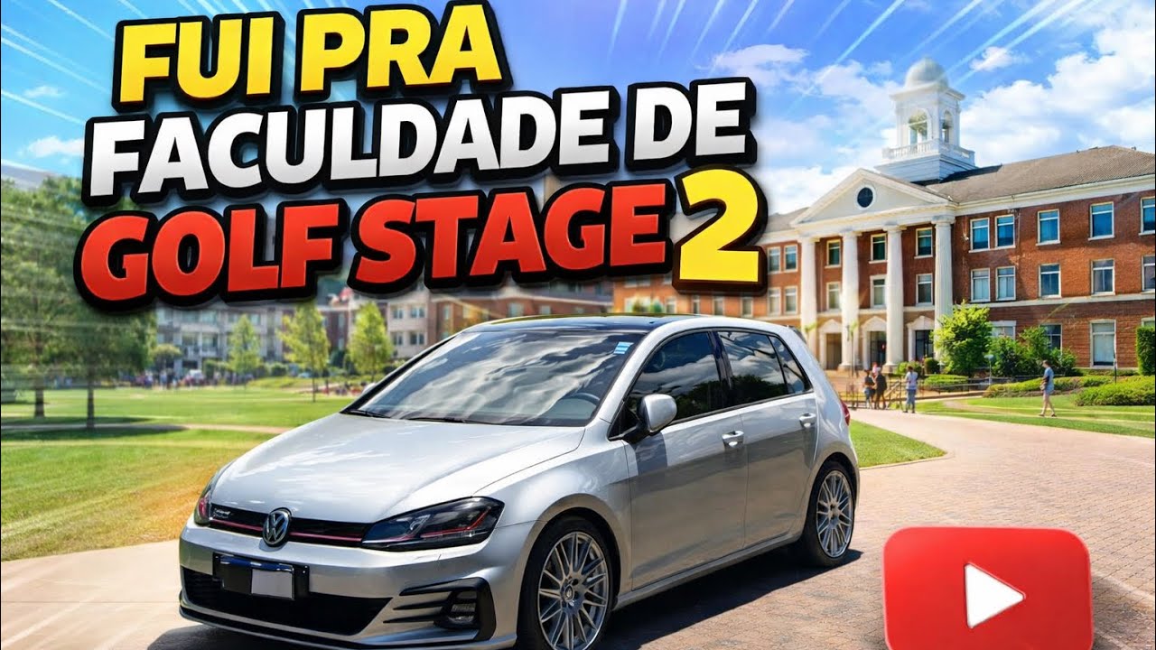 CHEGUEI DE GOLF STAGE 2 NA FACULDADE! 🚀🔥