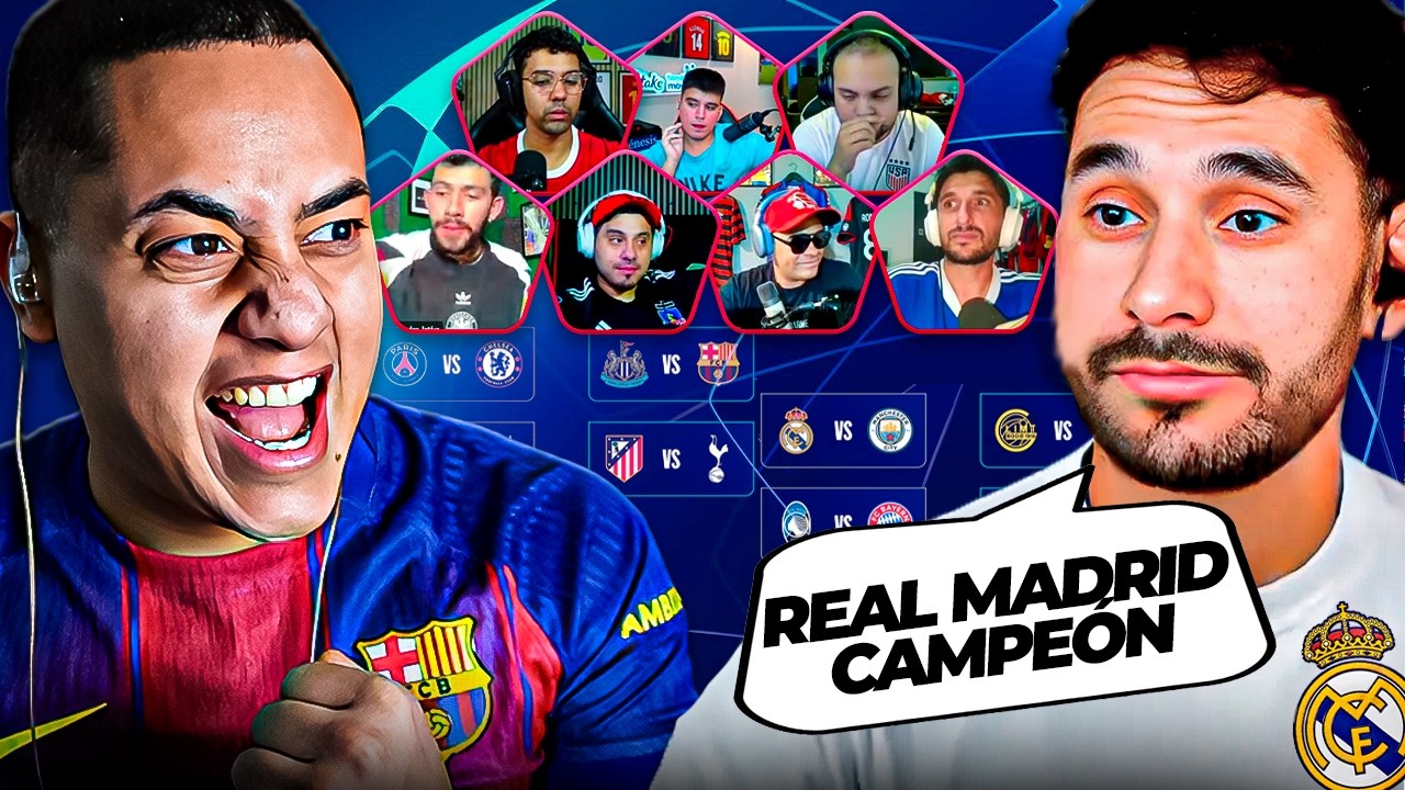 DEBATE DE FUTBOL. QUIEN GANA LA CHAMPIONS 2026. PREDICCIÓN CON EL SORTEO DE 8VOS EN MOSQUETERMOS