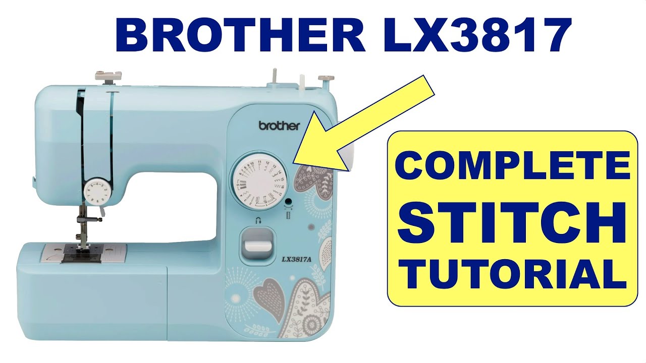 Brother LX3817: Every Stitch Explained! (Part 2 Tutorial)