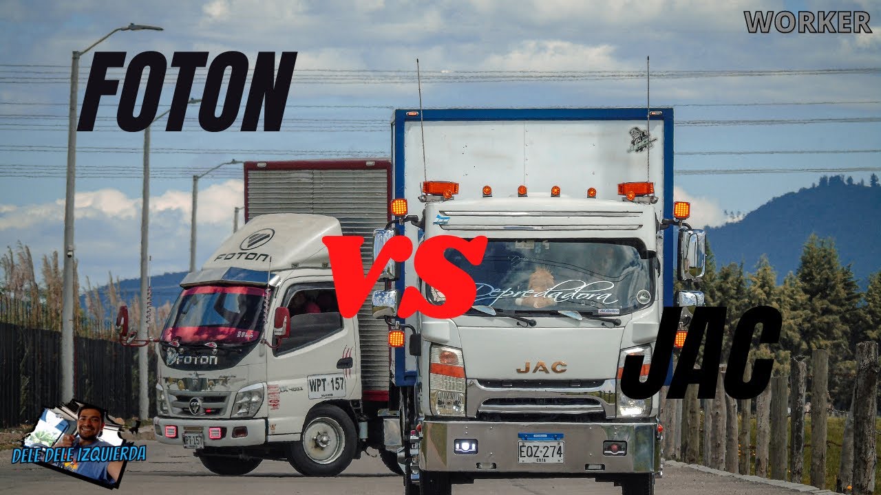 CARRERA DE CAMIONES  FOTON VS JAC