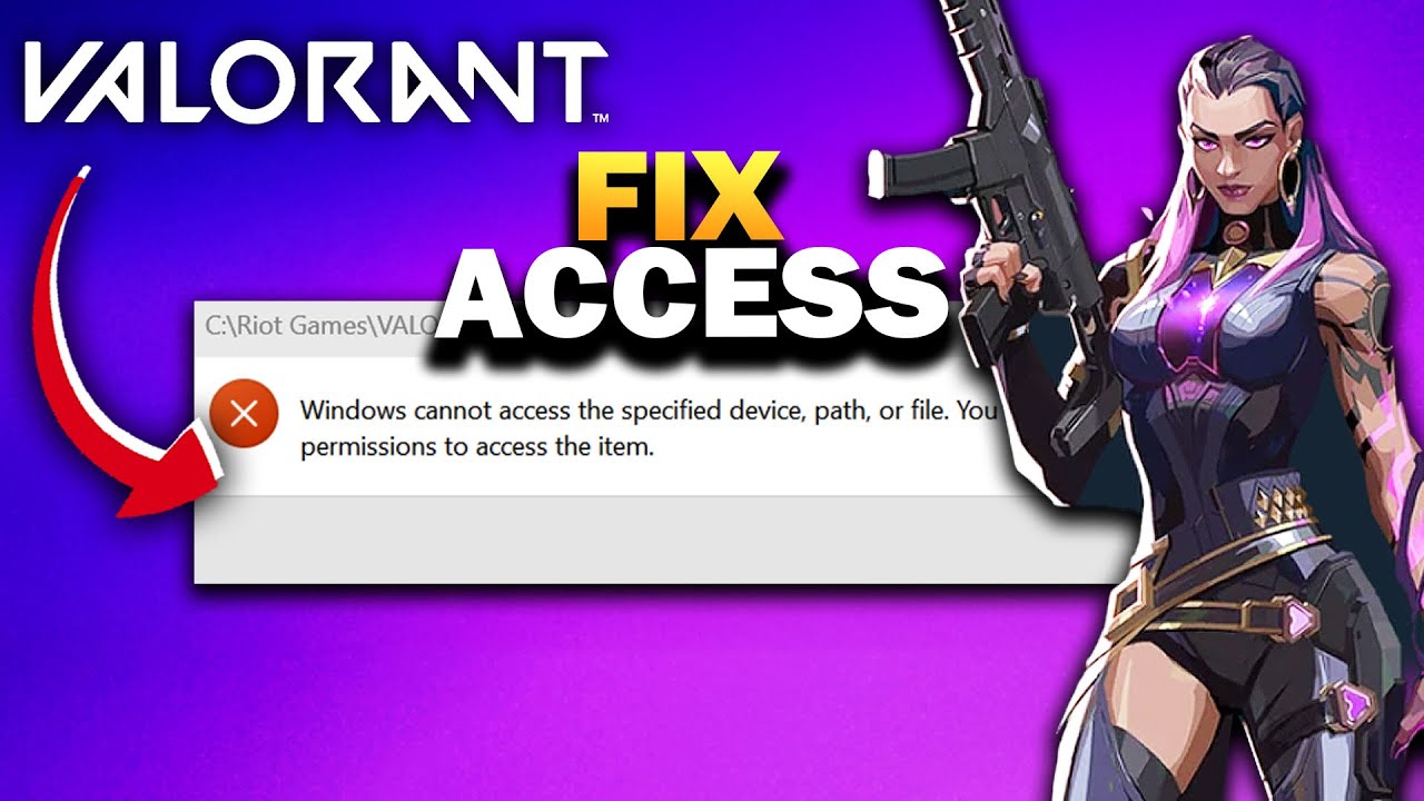 Как исправить ошибку Valorant «Windows не удаётся получить доступ к указанному устройству» (2025)